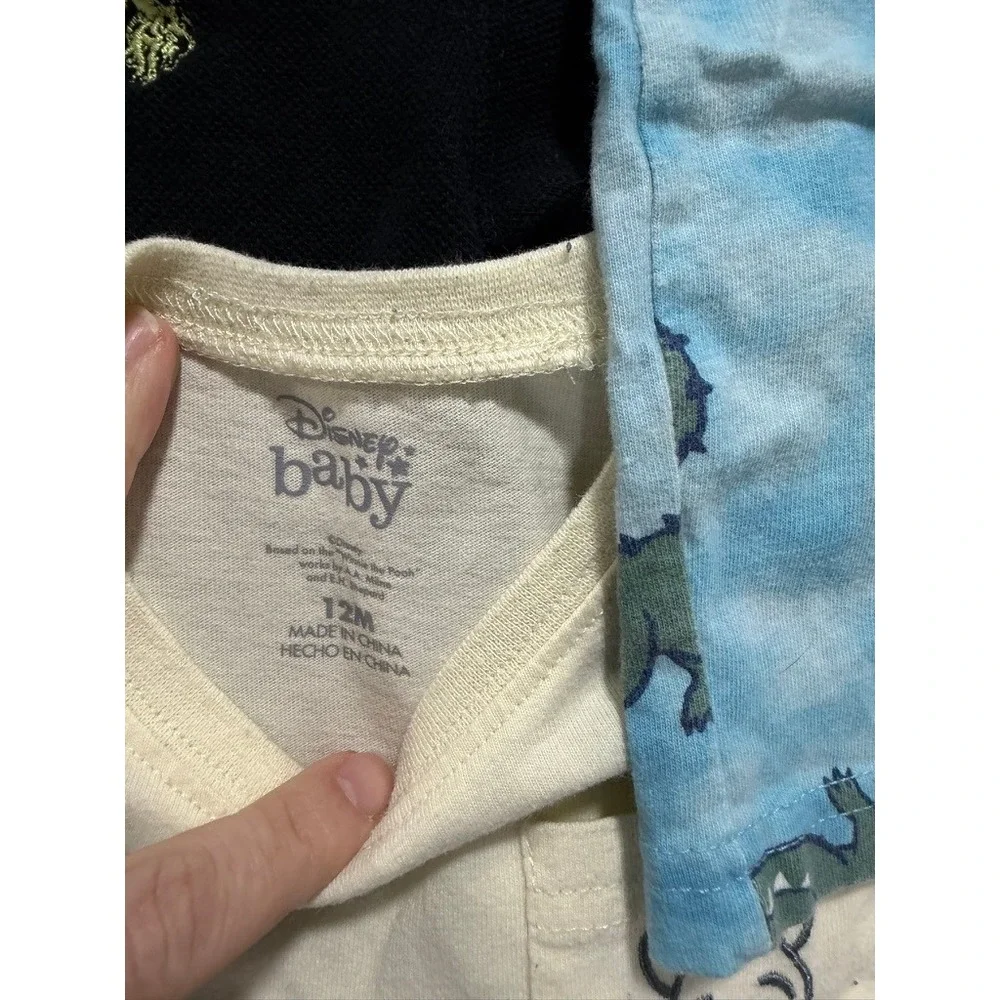 Baby 12M Clothing Bundle 6pc Carters Disney Cat & Jack US Polo Assn Blue‎ Black